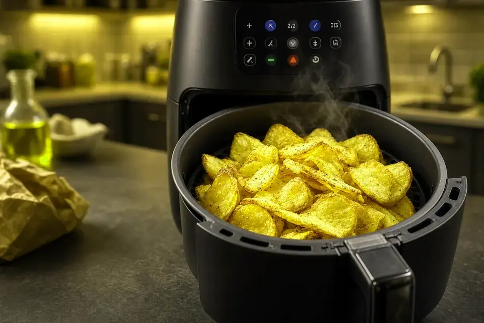 Triple-cooked chips are the slow version of the same crust science.